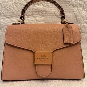 Coach Pepper Snaked Embossed Satchel